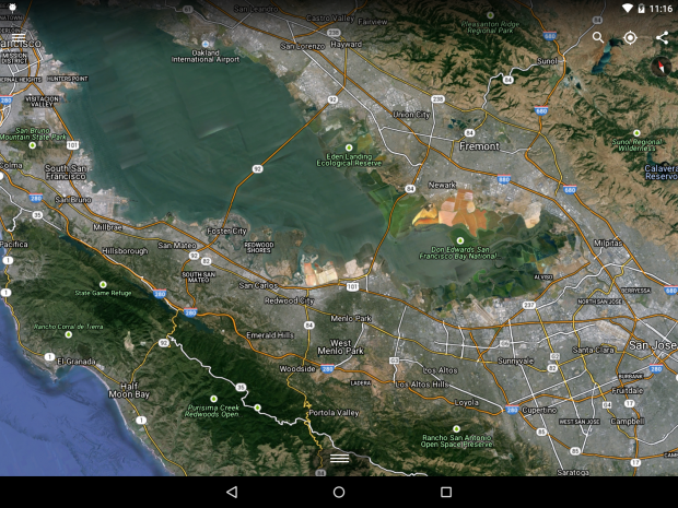 Google Earth mit der Straßenansicht in der neuen Version (Bild: Google)